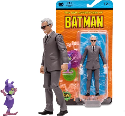Vista 8 de McFarlane Toys - Figura de acción de DC Retro Comisionado Gordon (Las nuevas aventuras de Batman) de 6 pulgadas
