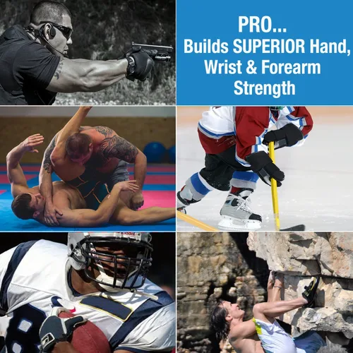 Vista 7 de Prohands PRO Ejercicio de Mano, Ejercitador de Dedos (Fortalecedor de Agarre de Mano), con Resorte, Sistema de Pistón de Dedos, Aislamiento