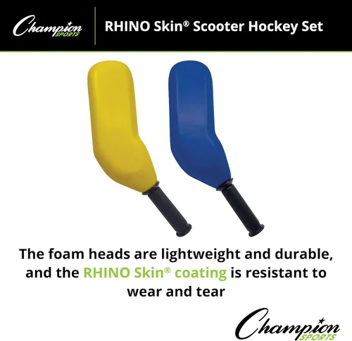 Vista 12 de Champion Sports SHSET Rhino Skin® - Juego de hockey para scooter