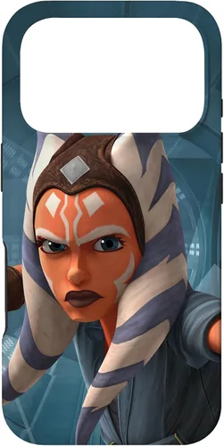 Vista 29 de Carcasa azul Ahsoka Tano para iPhone 13 Pro Max Star Wars The Clone Wars