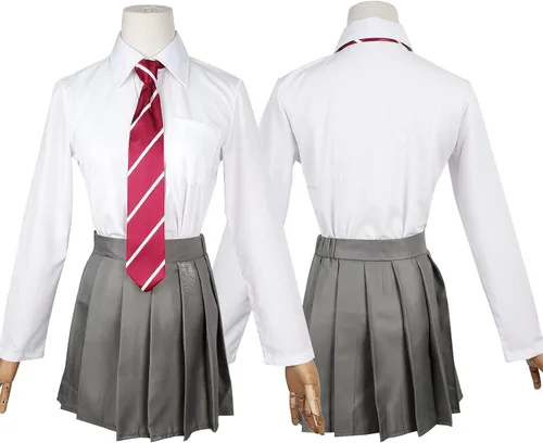 Vista 2 de Grojimts Disfraz de cosplay de anime para niñas, uniforme japonés JK para Halloween, trajes para mujer