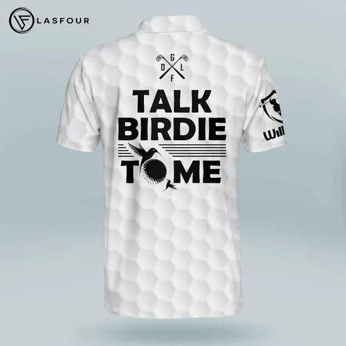 Vista 3 de LASFOUR Camisas de golf divertidas personalizadas para hombres, camisas de golf locas para hombres, camisas de golf con bandera de Estados Unidos