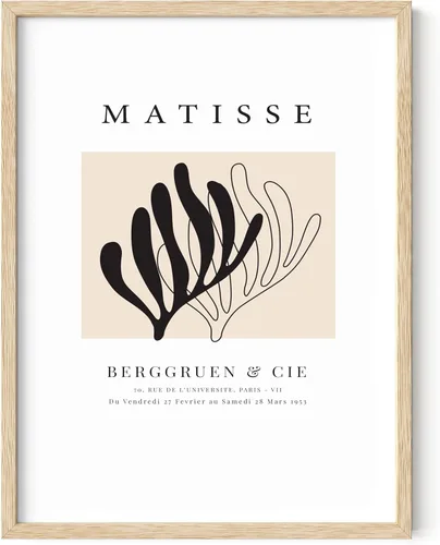 Vista 66 de HAUS AND HUES Matisse - Lámina de arte moderno minimalista - Arte de pared estético de Henri Matisse, póster abstracto para cuarto de dormitorio