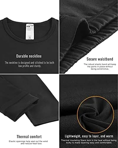 Vista 5 de LAPASA - Juego de ropa interior térmica para hombre, grande, de forro polar, camisa y pantalón.