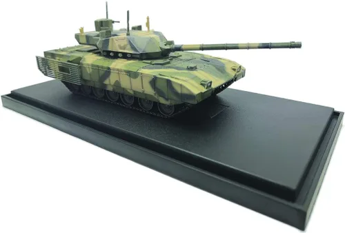 Vista 4 de T-14 (T14) Armata Russian Tank - Camuflaje verde - Modelo a escala 1/72