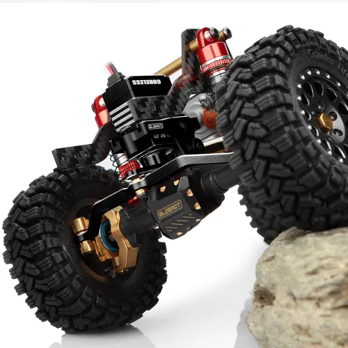 Vista 6 de GLOBACT Servo Kit de 19.8 lbs HV 4.8V-8.4V para 1/18 TRX4M Negro