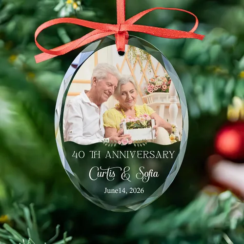 Vista 10 de Adorno personalizado para fotos de matrimonio de Mr & Mrs 2024 – Primera Navidad como casado, regalo de recién casados para parejas