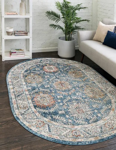 Vista 25 de Unique Loom Colección Nyla - Alfombra de área - Princesa (2 pies x 3 pies 1 pulgada, rectangular, rosa salmón/marrón)