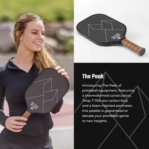 Vista 2 de Bison Paddles: Thermoformed Carbon Fiber Pickleball Paddle - Professional Grade Construction for Maximum Spin and Power Paddle Tuning Kit Included