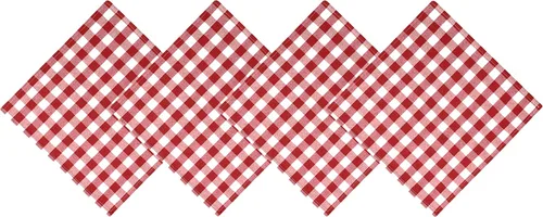 Vista 28 de Home Bargains Plus Country Rustic Buffalo - Juego de 4 manteles individuales de algodón a cuadros, color negro, a cuadros, de fácil cuidado