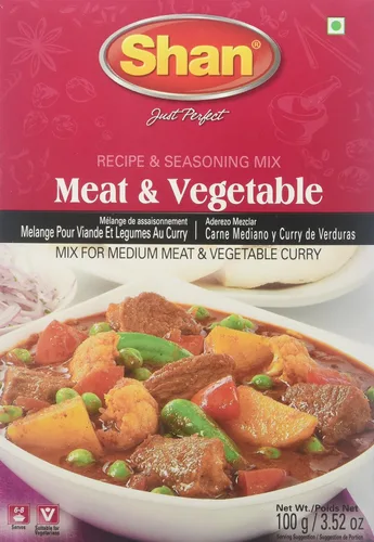 Vista 327 de Shan Chicken 65 - Mezcla de recetas y condimentos de 2.1 oz (60 g) - Polvo de especias para pollo frito picante agridulce - Adecuado