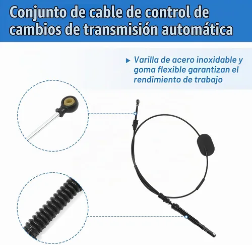 Vista 4 de X AUTOHAUX Cable de cambio de engranajes de transmisión para Chevrolet