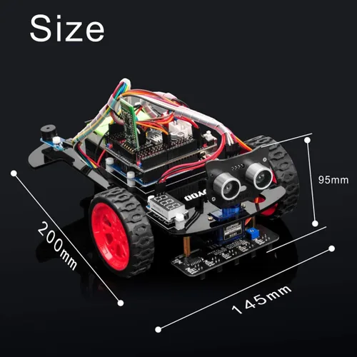 Vista 9 de OSOYOO Kit de coche robot inteligente para Arduino Adulto Adolescente Robótico Asamblea Starter