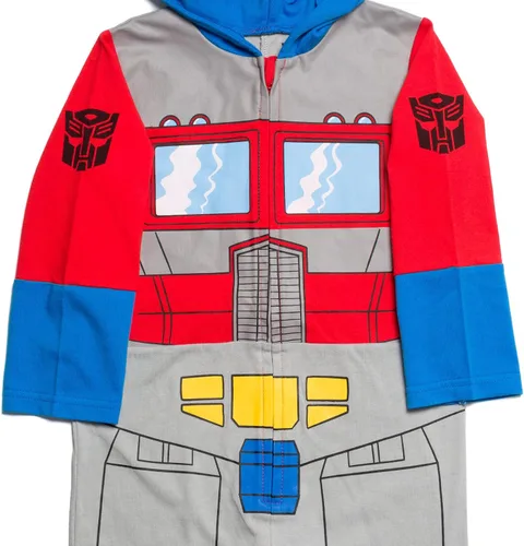 Vista 5 de Transformers Bumblebee Optimus Prime Overol para niños pequeños a niños grandes