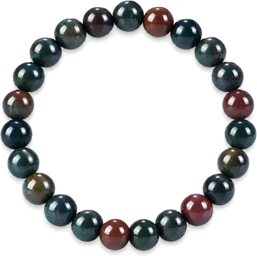 Vista 35 de Colección Cherry Tree - Pulseras de cuentas de gemas para mujeres y hombres, tamaños pequeños, medianos y grandes, cuentas redondas de 8 mm Cuarzo