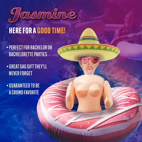 Vista 5 de Blush Novelties X5 - Muñeca sexual inflable de jazmín dulce para hombre, juguetes sexuales para adultos, 5 pies y 3 pulgadas, regalo realista