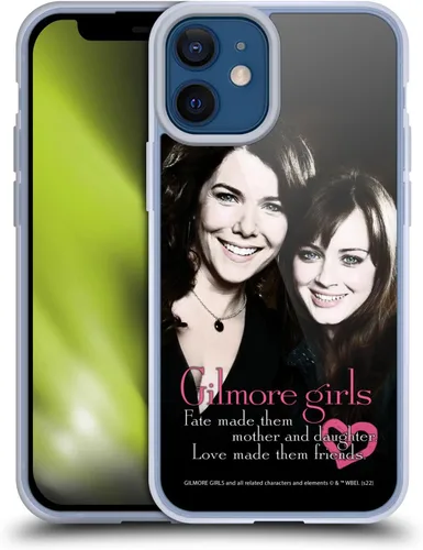 Vista 210 de Head Case Designs Gilmore - Funda negra a prueba de golpes con diseño de dibujos animados para niñas con licencia