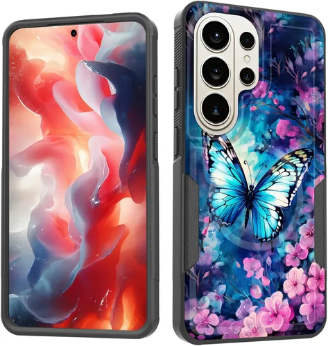 Vista 136 de Funda magnética para Galaxy A16 5G, [compatible con MagSafe] [protección contra caídas de grado militar] Funda resistente a prueba de golpes