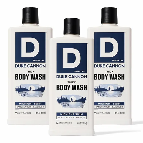 Vista 13 de Duke Cannon Gel de baño grueso de alta viscosidad, Buck Moon, 17.5 onzas, aroma a vetiver y musgo de roble, enriquecido con minerales, sin parabenos