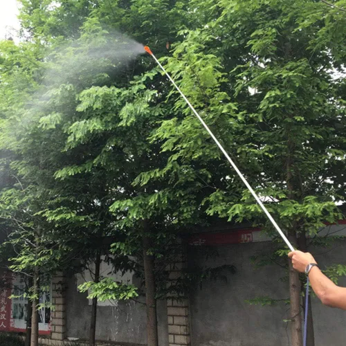 Vista 3 de Rociador duradero del jardín del tubo de extensión del espray del acero inoxidable de los 8.5 ft, herramienta de riego al aire libre para el césped