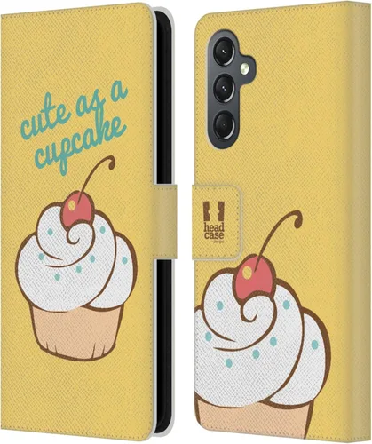Vista 162 de Head Case Designs Assortment Cupcakes Happiness Leather Wallet Case Compatible with Samsung Galaxy A07 4G Surtido