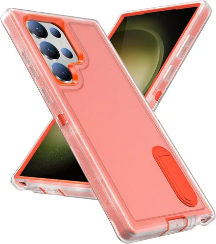 Vista 16 de IDweel Funda para Galaxy S22, para Galaxy S22 con soporte, protección resistente a prueba de golpes, antiarañazos, funda dura de estudio para Galaxy