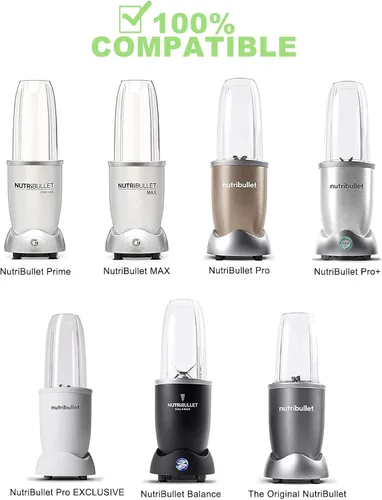 Vista 5 de Cuchilla extractora de repuesto con junta ya instalada para NutriBullet 600w 900w Pro Blender Blade piezas de repuesto NBR-0601WM