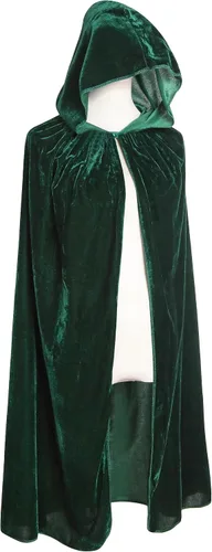 Vista 2 de BEBEP Capa con capucha de terciopelo para niños de 39 pulgadas para Halloween, Navidad, disfraz de cosplay