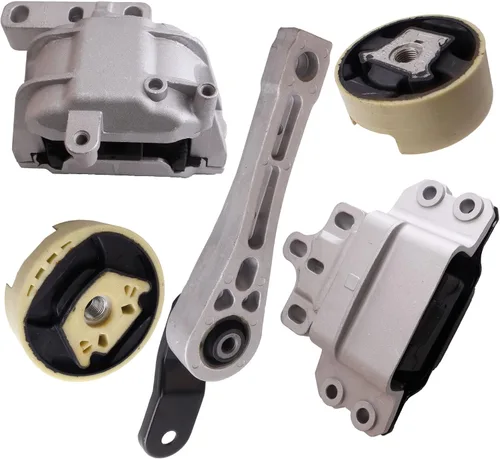 Vista 9 de Juego de 5 soportes de motor y montaje de transmisión compatibles con A3 2006-2013, EOS 2007-2016, GTI 2006-2014, Jetta 2006-2008, repuesto Jetta