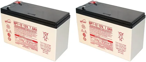 Vista 2 de Enersys NP7-12 12V 7Ah Batería de ácido de plomo sellada (2)