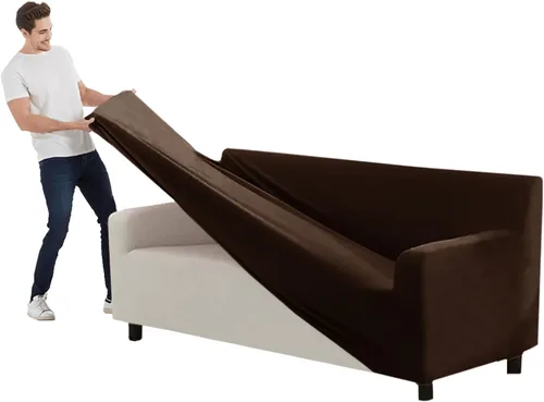 Vista 44 de Funda para Sofá de Terciopelo, Fundas Elásticas para Sofá para Funda Principal Separada/Respaldos y Cojines de Asiento, Funda para Sofá, para Fundas