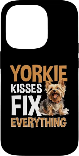 Vista 17 de Funda para iPhone 13 Pro Max Yorkshire Terrier Dog Yorkie - Yorkie kisses arreglar todo
