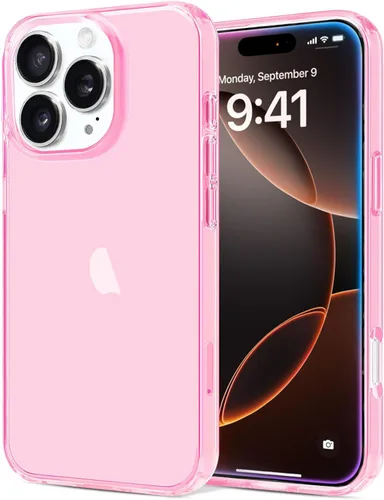 Vista 32 de JJGoo Funda transparente compatible con iPhone 15 Pro, funda de teléfono de TPU suave y transparente, funda antigolpes transparente a prueba