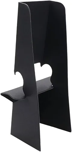 Vista 4 de UTALIND 10 piezas de soporte de caballete de cartón negro doble ala letreros de exhibición para fotos y obras de arte 7 pulgadas