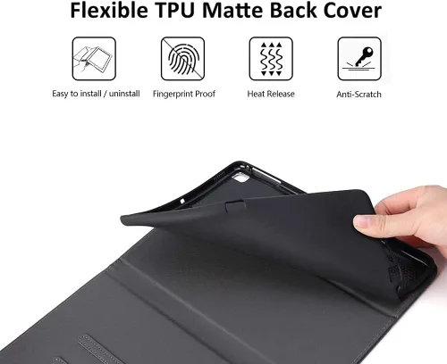 Vista 6 de Funda para iPad 10.2 de 8ª generación 2020 / 7ª generación 2019 / iPad Air de 10.5 pulgadas 2019 / iPad Pro 10.5, funda protectora duradera a prueba