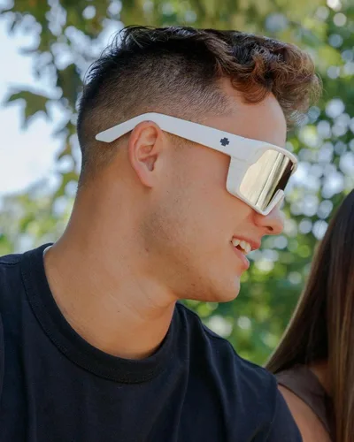 Vista 5 de Spy Optic Monolith - Gafas de sol color blanco mate, Blanco mate, talla única
