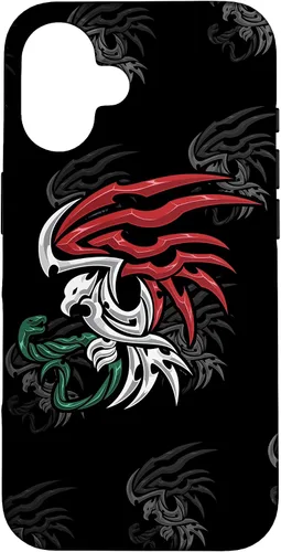 Vista 32 de Bandera de México - Funda estilo tribal del escudo de armas mexicano para iPhone 17