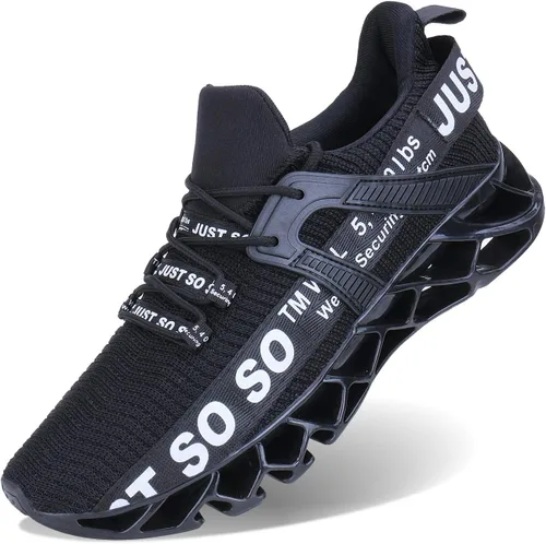 Vista 2 de UMYOGO Tenis deportivos para hombre, tenis para correr, tenis de moda