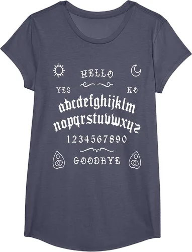 Vista 20 de Camiseta inspirada en la tabla Spirit Board Ouija Asphalt Grey