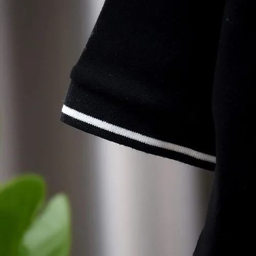 Vista 6 de Camisa polo de manga corta para niños pequeños, linda camiseta de verano para uniforme