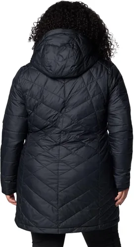 Vista 7 de Columbia Chaqueta larga con capucha Heavenly para mujer Negro