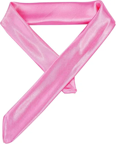 Vista 5 de SATINIOR Bufanda de gasa con cuello cuadrado, pañuelo retro con cinta de satén para mujer
