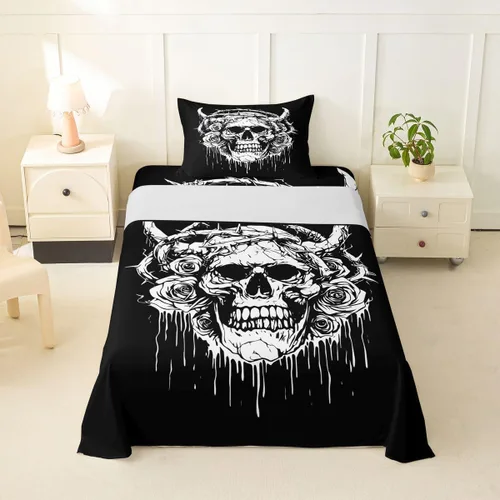 Vista 57 de Erosebridal Juego de sábanas con diseño de gato tamaño individual, sábana encimera Kawaii Garfield para niños y niñas, sábanas con huellas de patas