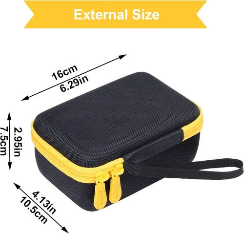Vista 5 de Estuche de viaje rígido de Aenllosi compatible con inflador de neumáticos portátil Fanttik X8, organizador de compresor de aire para tubo de aire
