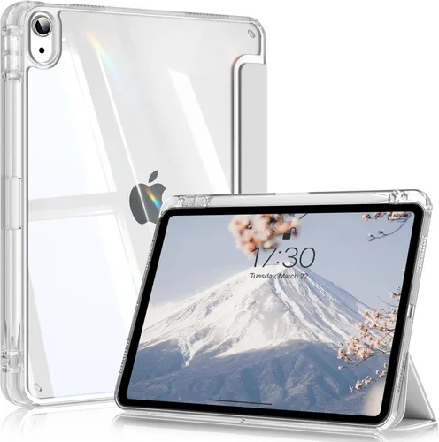 Vista 11 de Compatible con iPad (A16) de 11ª generación de 11 pulgadas 2025, funda para iPad de 10.9 pulgadas 2022, parte trasera transparente y cubierta