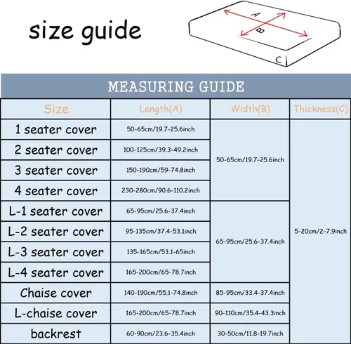 Vista 2 de YOPOIY Funda de cojín para sofá modular en forma de L, funda de sofá de piel sintética suave con parte inferior elástica para cojín de repuesto
