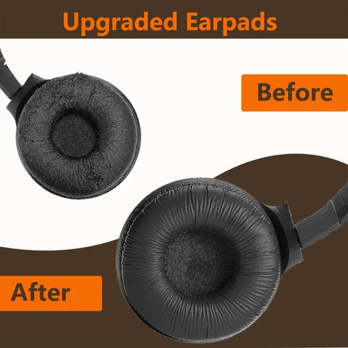 Vista 6 de Almohadillas para auriculares Sony de 2.756 in, almohadillas de repuesto compatibles con Sony MDR-ZX110 ZX110NC ZX310 ZX330BT WH-CH500 CH510 CH520