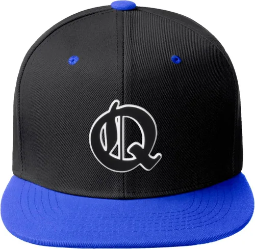 Vista 1333 de Daxton Gorra clásica con visera de billete plano con letras del alfabeto inglés antiguo de la A a la Z