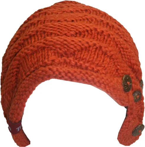 Vista 6 de Agan Traders 1414 - Gorro de punto de lana acanalada de gran tamaño, grueso y suave forro polar
