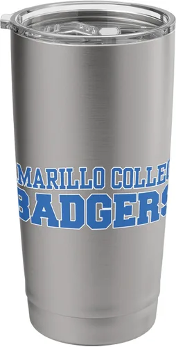 Vista 8 de Amarillo College Apparel - Vaso aislado de acero inoxidable para fanáticos deportivos